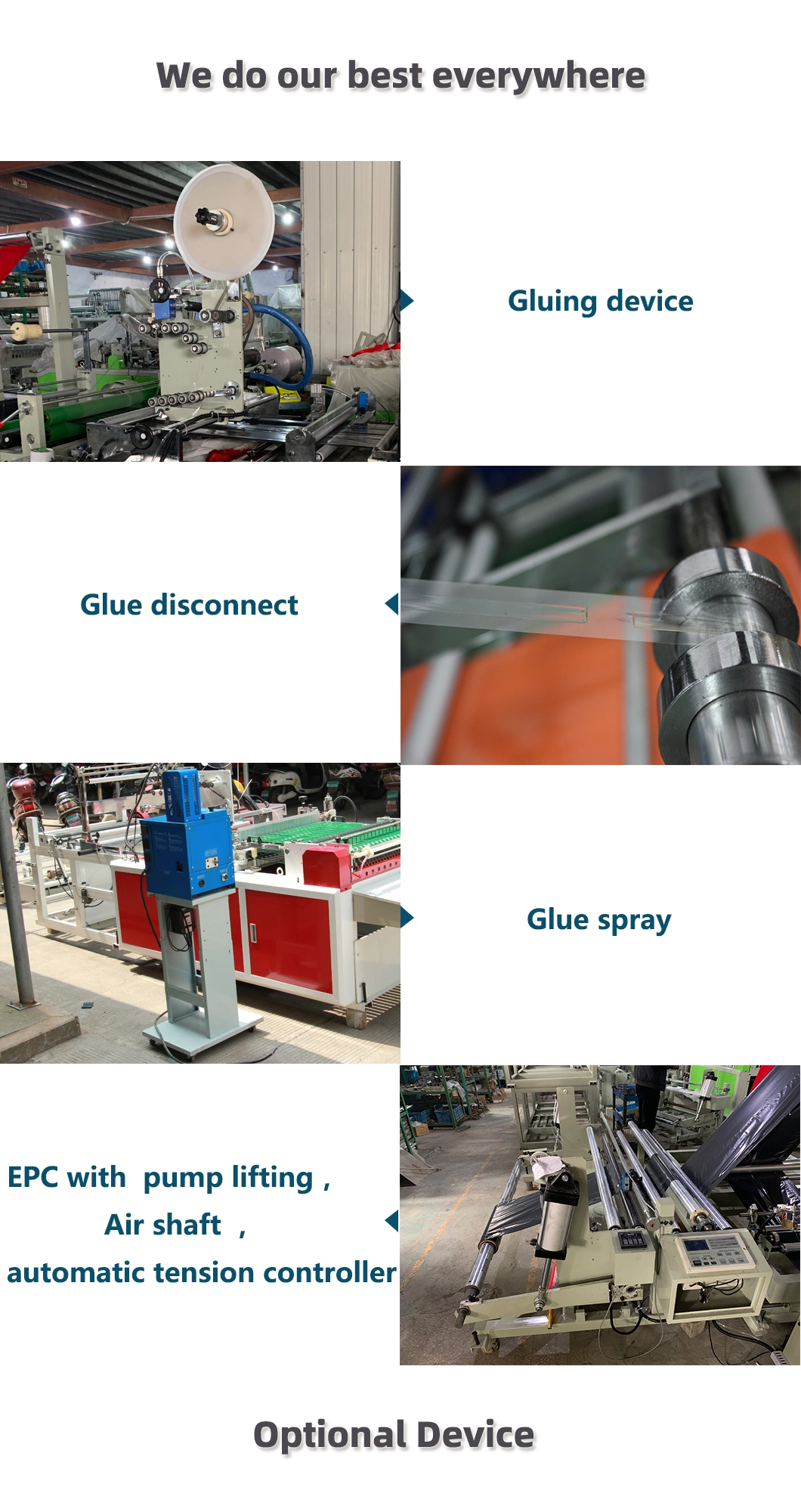 Máy làm túi mua sắm giấy 800mm Máy hàn túi nhanh tích hợp 3