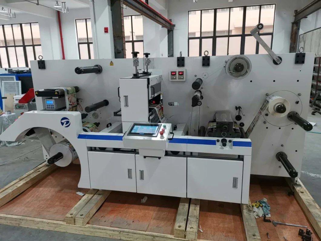 Máy cắt nhãn dán gián đoạn 320 Iml Tấm dán cuộn giấy bán quay 7