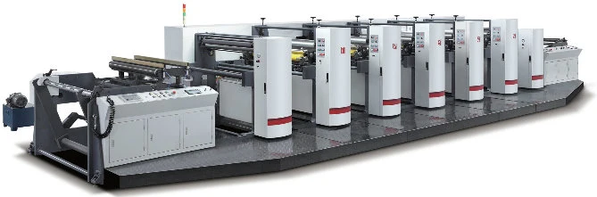 Cuộn web hẹp nhiều màu để cuộn Máy in Flexo cho phim giấy 1