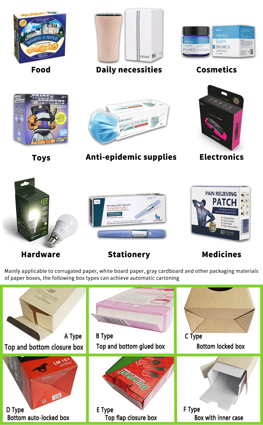 Máy đóng gói hộp carton tự động Chăm sóc da Sản phẩm sức khỏe Túi ngũ cốc 3