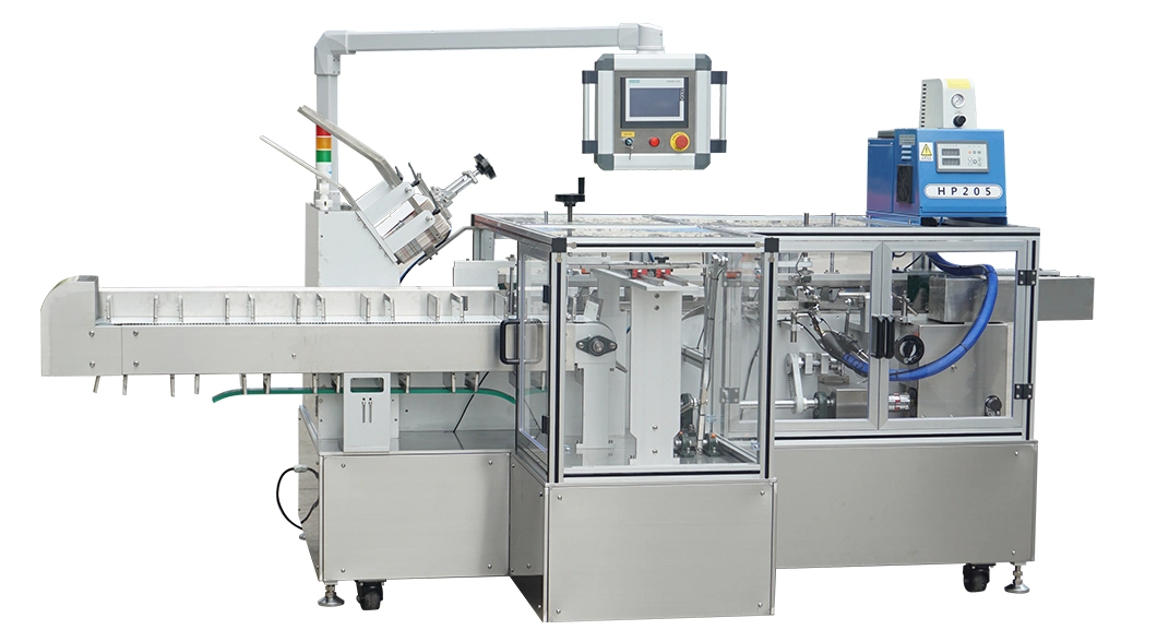 Máy đóng gói hộp carton tự động Chăm sóc da Sản phẩm sức khỏe Túi ngũ cốc 4