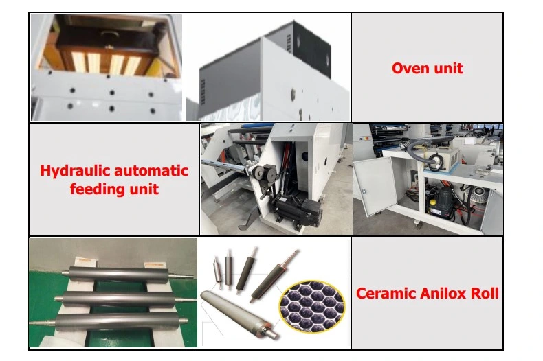 Nhãn dán Haijing Máy in Flexo Giấy cuộn 1 màu 50HZ 7