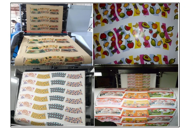 Nhãn dán Haijing Máy in Flexo Giấy cuộn 1 màu 50HZ 9