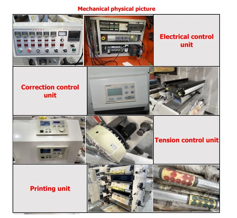 Nhãn dán Haijing Máy in Flexo Giấy cuộn 1 màu 50HZ 6
