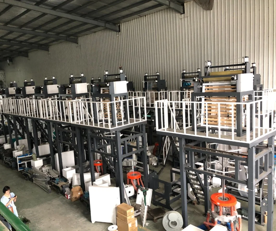 Máy làm túi nhựa có thể phân hủy nhựa Bao bì thổi màng 7