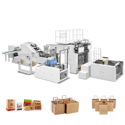 Tốc độ sản xuất 30-80 túi mỗi phút Máy sản xuất túi giấy có máy in CMYK Flexo lý tưởng cho nhu cầu in tùy chỉnh