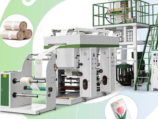 PLC với hệ thống điều khiển màn hình cảm ứng Máy ép phim Máy ứng dụng nông nghiệp Diameter Of Screw 55mm 2 hoặc 65mm 2mm