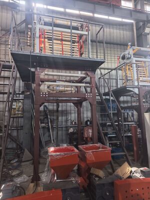 Hệ thống điều khiển màn hình cảm ứng PLC Thiết bị đẩy phim polyethylene với đầu đúc 80-180mm