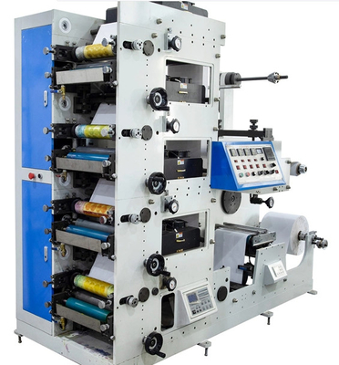 Máy in giấy tốc độ cao với 2-8 màu # Máy in giấy Flexo tốc độ cao 120m/phút 1-9 màu