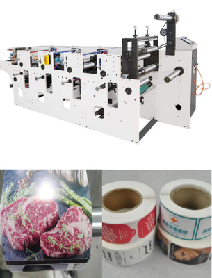 Máy Làm Túi Giấy Flexo HJ 6-600 #380V 50HZ Máy In Flexo Bốn Màu 220V
