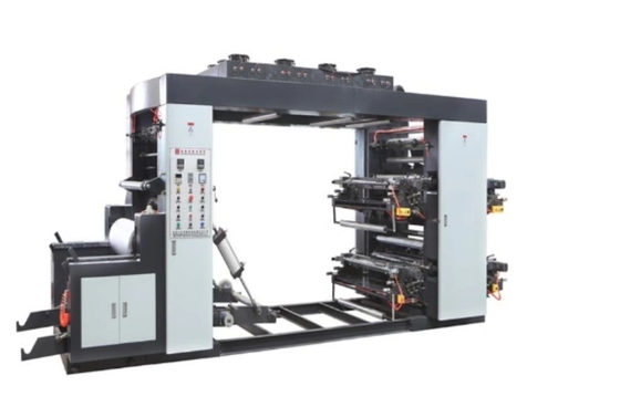 Máy In Flexo 4 Màu Tốc Độ Cao Cho Túi Giấy # Máy In Giấy Flexo Cuộn 60M/Phút 4 Màu