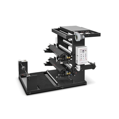 Máy in Flexo 2 màu cho vải không dệt,)Tốc độ in 10~150m/phút, Tổng công suất 12,5KW