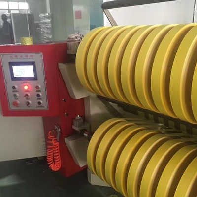 Máy tua lại rãnh 110m / phút 380V, Máy làm lại bộ xén màng BOPP