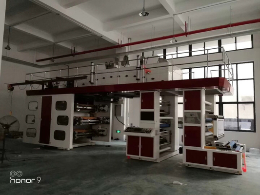 Máy in nhãn Flexo Mini CI 15kw 6 màu Trống trung tâm