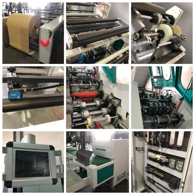 Máy làm túi giấy bỏng ngô hoàn toàn tự động Máy làm túi thực phẩm Kraft tốc độ cao 380V Lò vi sóng