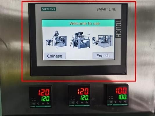 Túi giấy đựng bỏng ngô Máy đóng gói niêm phong 2000kg Lò vi sóng quay Làm đầy nitơ