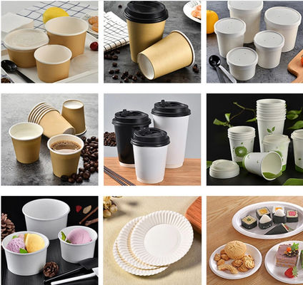 Máy cốc giấy tốc độ 70-100PCS / phút với chứng chỉ Ce