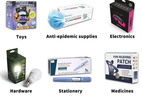 Máy đóng gói hộp carton tự động Chăm sóc da Sản phẩm sức khỏe Túi ngũ cốc