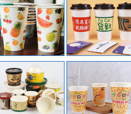 Máy cốc giấy Haijing 3oz -12oz xuất khẩu sang Usa Uk France
