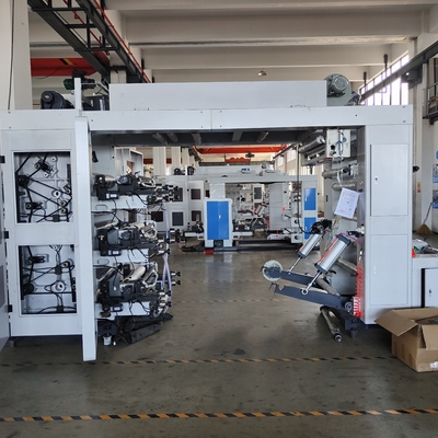 Máy in Flexo tốc độ cao HJ-CI81400 Chiều dài in 380-800mm