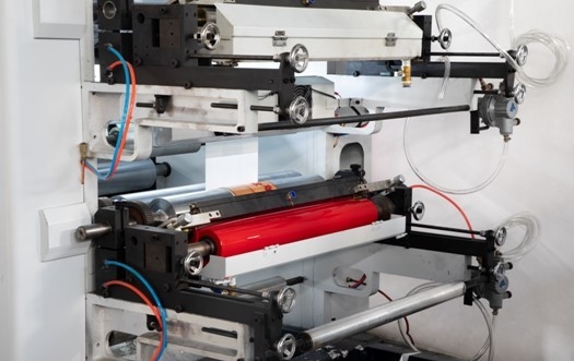 Máy in vải dệt thoi PP 6 màu Chiều dài in 1300mm