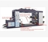 Máy In Flexo 4 Màu Tốc Độ Cao Cho Túi Giấy # Máy In Giấy Flexo Cuộn 60M/Phút 4 Màu