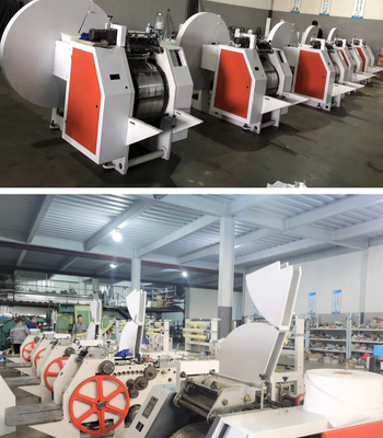 Máy làm túi giấy công nghiệp điều khiển PLC với mực nước phù hợp cho sản xuất túi giấy liên tục