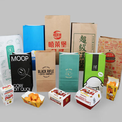Máy chế tạo túi mua sắm giấy tự động với đơn vị in Flexo tùy chọn tương thích với vật liệu phim PE HDPE LDPE
