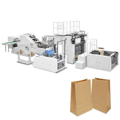 Tốc độ sản xuất 30-80 túi mỗi phút Máy sản xuất túi giấy có máy in CMYK Flexo lý tưởng cho nhu cầu in tùy chỉnh