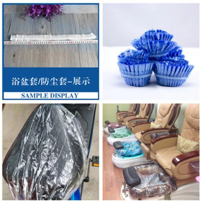 Máy làm áo choàng phẫu thuật dùng một lần 380V Máy tạo bìa 70-90 chiếc / phút