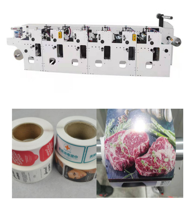 Máy In Flexo Cho Nhãn &amp; Cuộn Giấy Nhựa: HJ 6-520 UV với 1/6 Giá Xuất Xưởng#50-520mm Khổ in