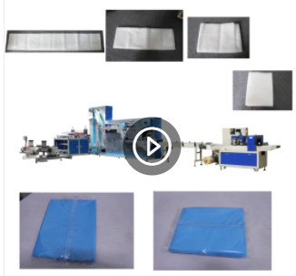 Màn phẫu thuật Máy làm tấm trải giường dùng một lần 20-50m / phút