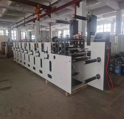 Máy Làm Túi Giấy Flexo HJ 6-600 #380V 50HZ Máy In Flexo Bốn Màu 220V