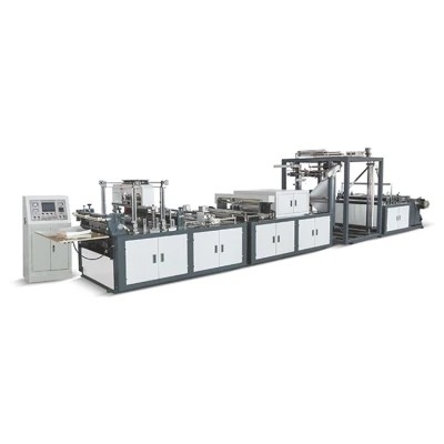 Máy Làm Túi Áo Thun Không Dệt Tự Động Độ Dày 18-90MM #40-90 Chiếc/Phút Máy Làm Túi Áo Thun 1200Mm 18-90Mm