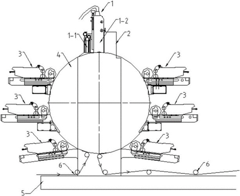 Máy in Flexo 4 màu 150m/phút (Loại trống trung tâm kinh tế), tốc độ in 1500-3500p/h