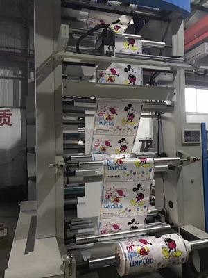 Máy in Flexo 8 màu bằng nhựa 6 màu Trống trung tâm