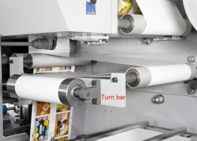 Máy in nhãn Flexo cuộn 4 màu 320mm 80m / phút # ± 0,1mm Độ chính xác của máy in Flexo nhãn # Chiều rộng in tối đa 450mm