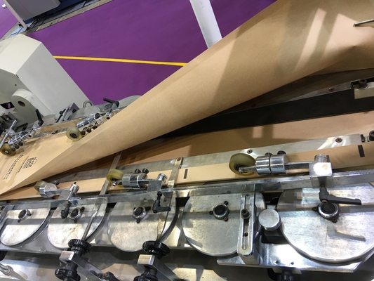 Máy làm túi giấy đáy vuông HJ-200+LST-4700/4700R Máy làm túi giấy in Flexo dạng cuộn #200pcs/Min Paper Carry Bag