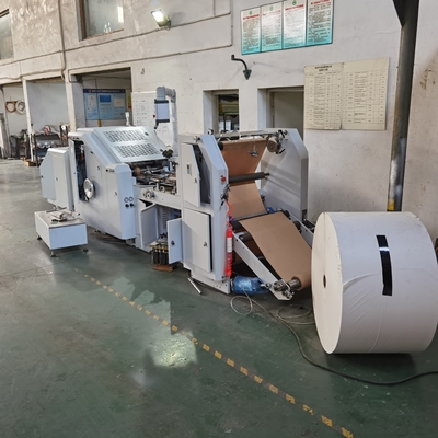 Máy làm túi giấy cuộn HJ-200 có điều khiển lớp phủ phòng không # Máy làm túi đựng giấy đáy vuông 80-200m