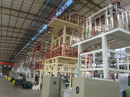 PA PE Máy thổi đùn nylon trục vít đôi