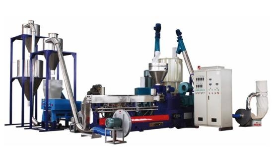 Máy đùn màng nhựa thải HDPE LDPE PP Jumbo Túi dệt màng PET
