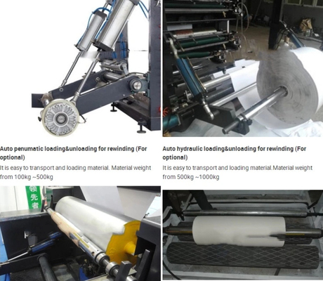 Máy in không dệt HJ 4 màu 800mm cho PE, PP, giấy bóng kính, màng nhựa &amp; túi dệt，