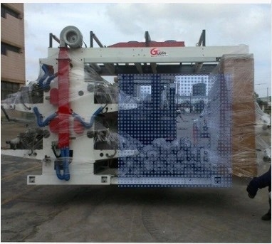 Máy in không dệt HJ 4 màu 800mm cho PE, PP, giấy bóng kính, màng nhựa &amp; túi dệt，