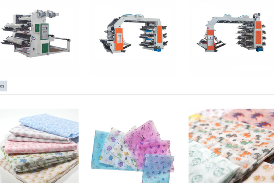Máy in Flexo hai màu hoàn toàn tự động