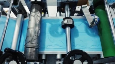 Máy in flexo lá phèn 2 màu cho túi đóng gói thực phẩm, kích thước 4,8m * 3,2m * 2,8m (l * w * h), flexo tự động