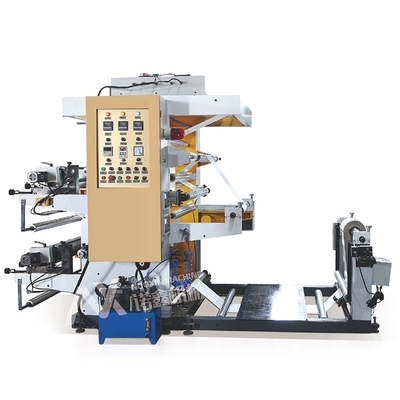 Máy in Flexo 4 màu cho cựu sinh viên, tốc độ cao 200m/phút, máy/giấy in túi bột ni lông flexo 4 màu