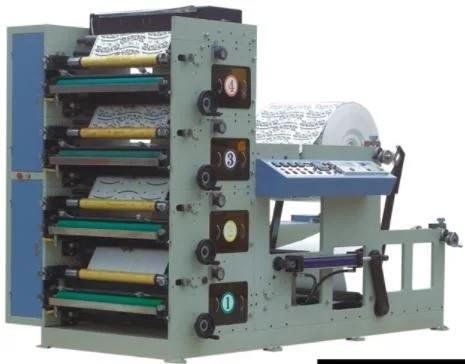 Máy In Nhãn Flexo Tốc Độ Cao, Con Lăn Anilox, Máy Sấy Hồng Ngoại, Máy In Nhãn Flexo 220V 380V Với Véc Ni UV