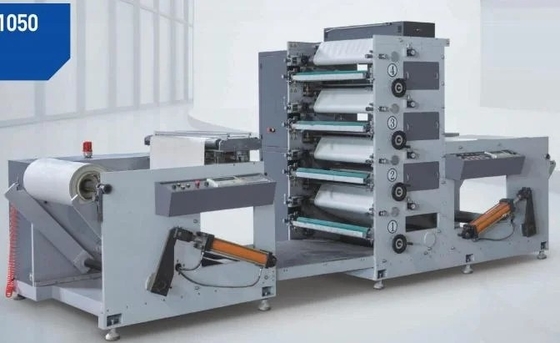 Máy In Nhãn Flexo Tốc Độ Cao, Con Lăn Anilox, Máy Sấy Hồng Ngoại, Máy In Nhãn Flexo 220V 380V Với Véc Ni UV