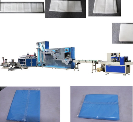 Máy làm tấm trải giường dùng một lần không dệt 10-60m / phút