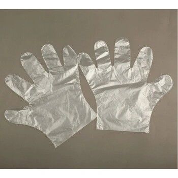 Máy làm găng tay bằng polyetylen PE có điều khiển PLC #máy làm túi đựng bằng polythene #3600 * 1500 * 1950mm Kích thước